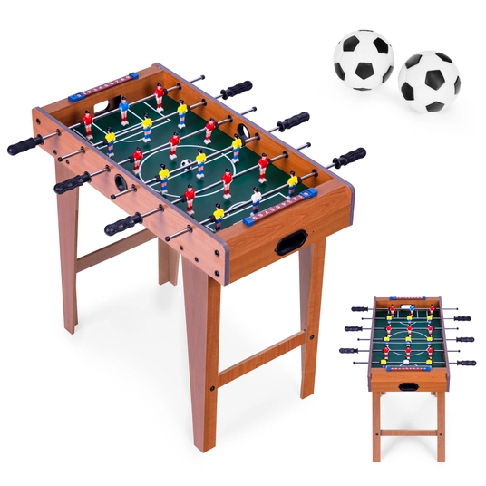 Table football 69x35 cm wooden table football game ECOTOYS