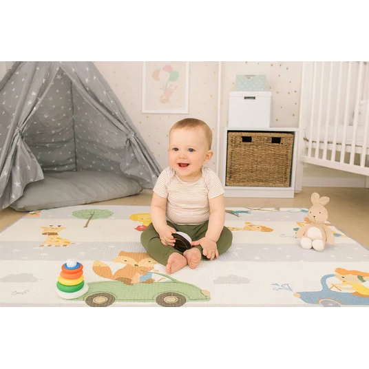 Foam Play Mat for Children Educational Double-Sided Rollable Alphabet ECOTOYS