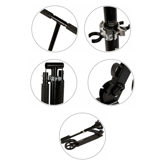 City Scooter for Children and Teenagers Foldable Height Adjustable 95-105 cm Wheels 200 mm