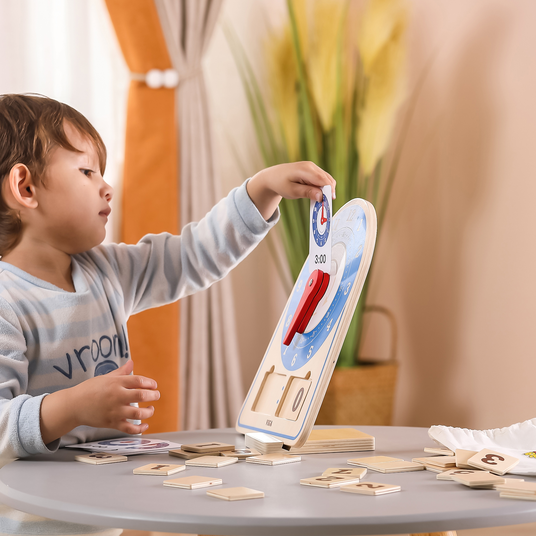 VIGA puust kell Montessori õppimise ajakell