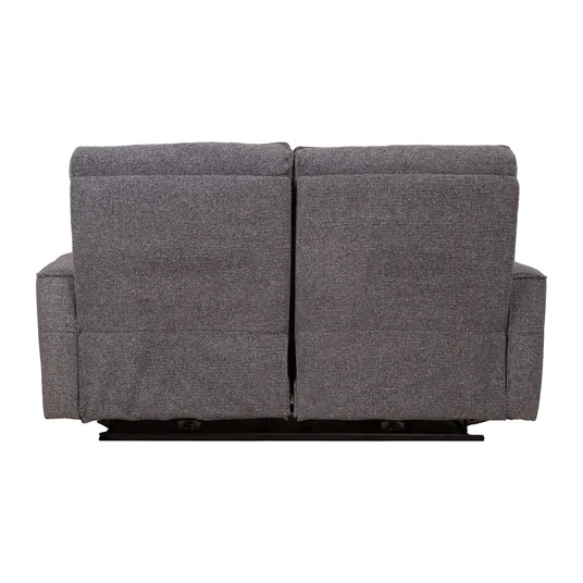 Recliner sofa BOSCO 2-seater with electric mechanism, grey