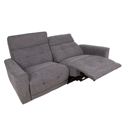 Recliner sofa BOSCO 2,5-seater with electric mechanism, grey