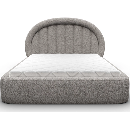 Tapedo Bed + Metal Frame/Gas Lift/Storage 160x200, Modern, Beige