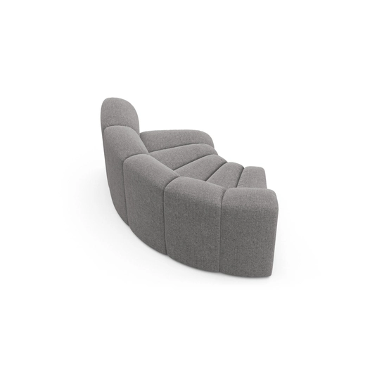 Modul Corner, "Lupine", 1 Seat, 185x95x70, Light Grey