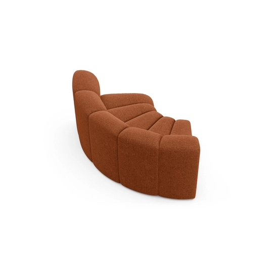 Modul Corner, "Lupine", 1 Seat, 185x95x70, Brick