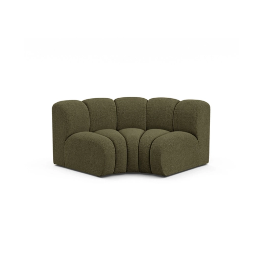 Modul Corner, "Lupine", 1 Seat, 185x95x70, Green