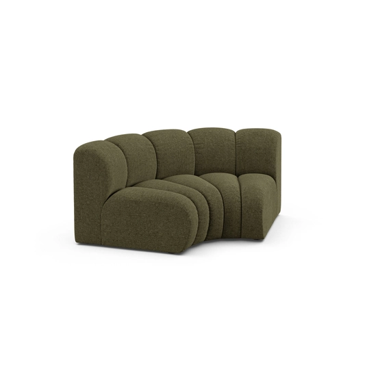Modul Corner, "Lupine", 1 Seat, 185x95x70, Green