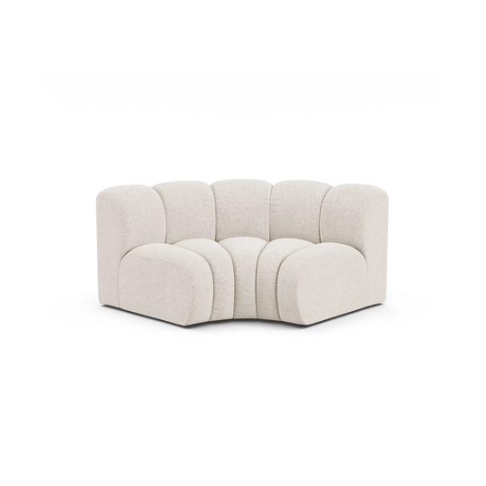 Modul Corner, "Lupine", 1 Seat, 185x95x70, Light Beige
