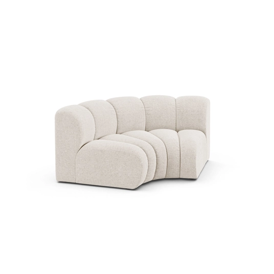 Modul Corner, "Lupine", 1 Seat, 185x95x70, Light Beige