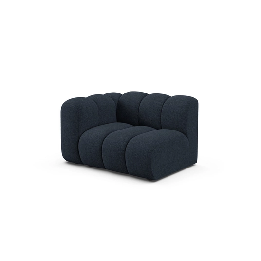 Modul Left, "Lupine", 1 Seat, 115x95x70, Navy Blue