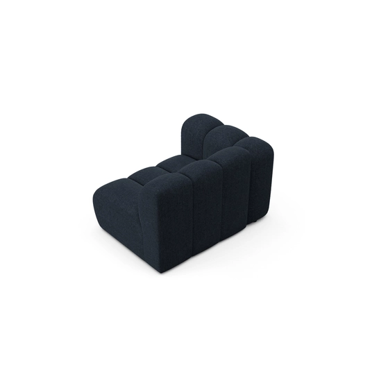 Modul Left, "Lupine", 1 Seat, 115x95x70, Navy Blue