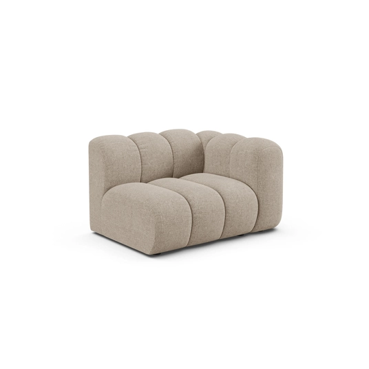 Modul Right, "Lupine", 1 Seat, 115x95x70, Dark Beige
