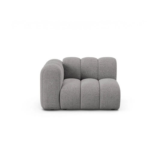 Modul Left, "Lupine", 1 Seat, 115x95x70, Light Grey