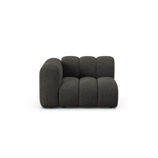 Modul Left, "Lupine", 1 Seat, 115x95x70, Dark Grey