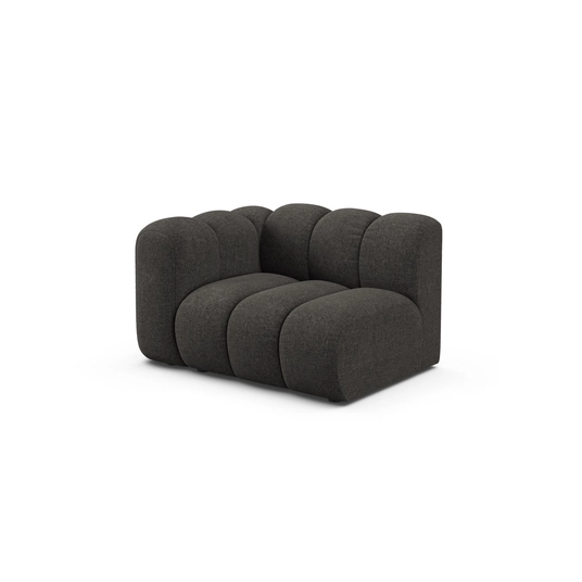 Modul Left, "Lupine", 1 Seat, 115x95x70, Dark Grey