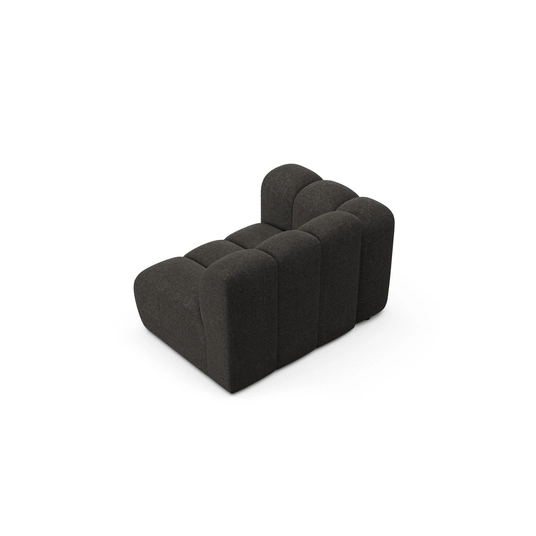 Modul Left, "Lupine", 1 Seat, 115x95x70, Dark Grey