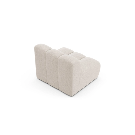 Modul Armless, "Lupine", 1 Seat, 92x95x70, Light Beige