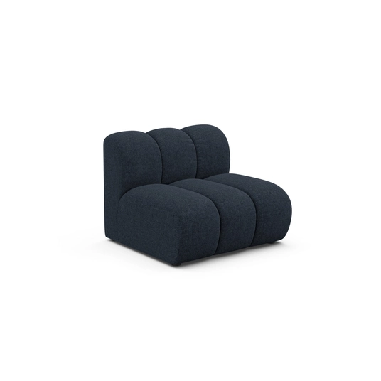 Modul Armless, "Lupine", 1 Seat, 92x95x70, Navy Blue