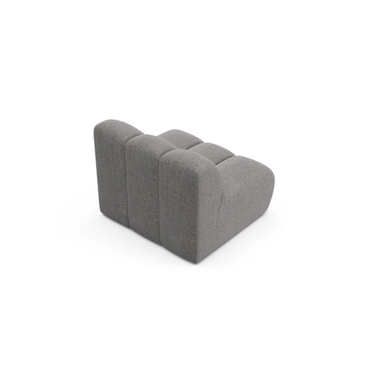 Modul Armless, "Lupine", 1 Seat, 92x95x70, Light Grey