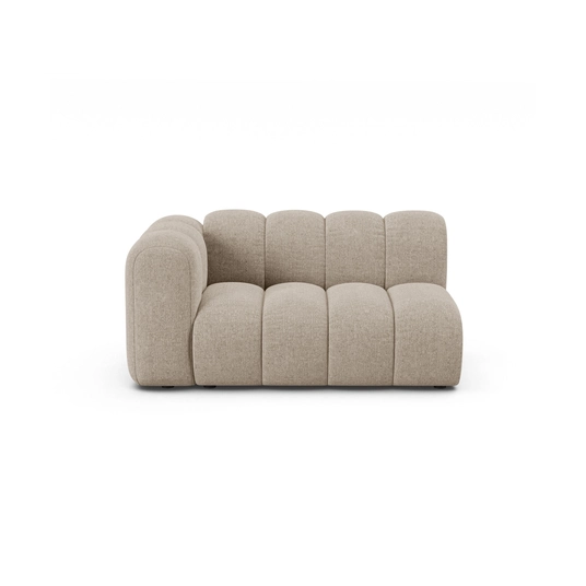 Left Modular Sofa, "Lupine", 2 Seats, 145x95x70, Dark Beige