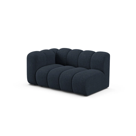 Left Modular Sofa, "Lupine", 2 Seats, 145x95x70, Navy Blue