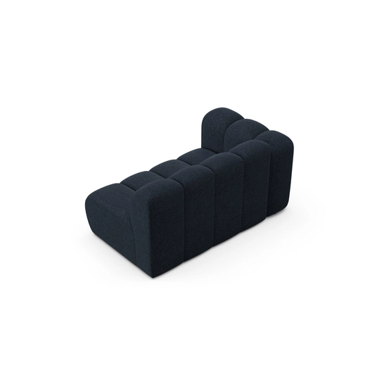 Left Modular Sofa, "Lupine", 2 Seats, 145x95x70, Navy Blue