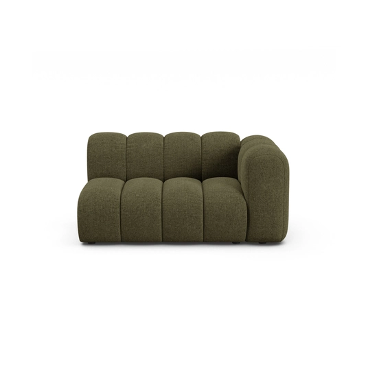 Right Modular Sofa, "Lupine", 2 Seats, 145x95x70, Green