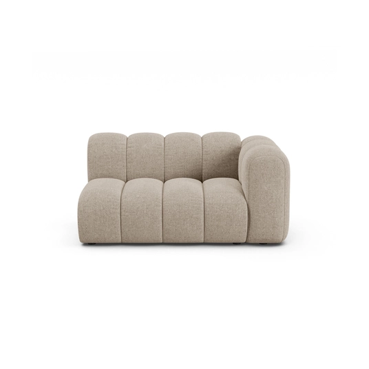 Right Modular Sofa, "Lupine", 2 Seats, 145x95x70, Dark Beige