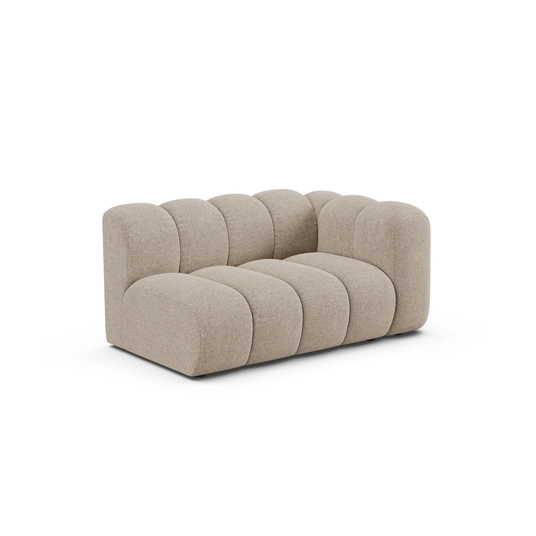 Right Modular Sofa, "Lupine", 2 Seats, 145x95x70, Dark Beige