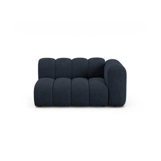 Right Modular Sofa, "Lupine", 2 Seats, 145x95x70, Navy Blue