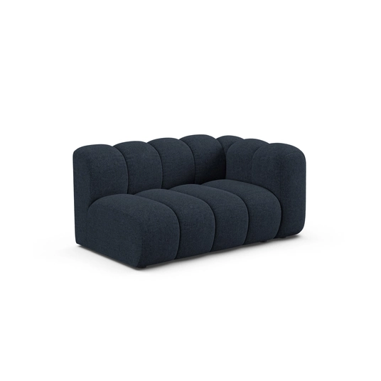 Right Modular Sofa, "Lupine", 2 Seats, 145x95x70, Navy Blue
