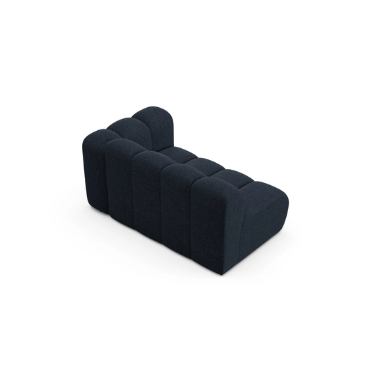 Right Modular Sofa, "Lupine", 2 Seats, 145x95x70, Navy Blue