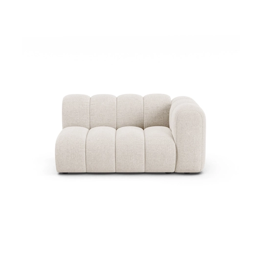 Right Modular Sofa, "Lupine", 2 Seats, 145x95x70, Light Beige