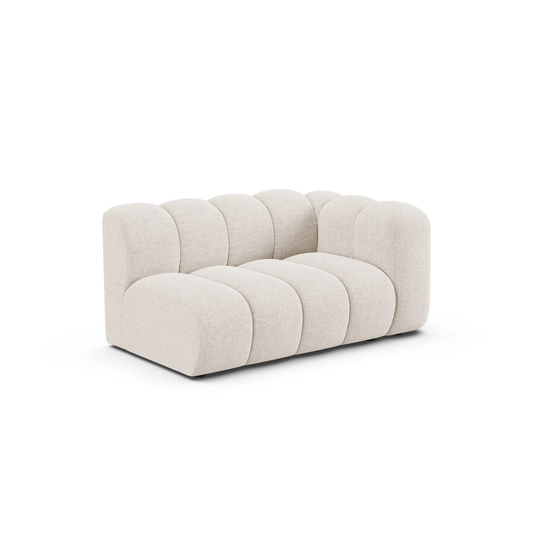 Right Modular Sofa, "Lupine", 2 Seats, 145x95x70, Light Beige