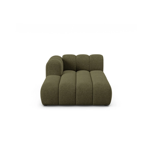 Chaise Longue Left, "Lupine", 2 Seats, 117x177x70, Green