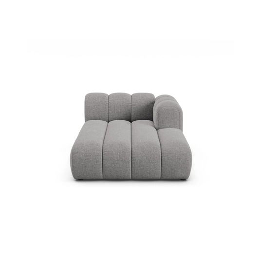 Chaise Longue Right, "Lupine", 2 Seats, 117x177x70, Light Grey