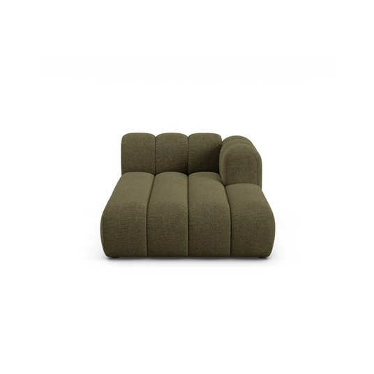 Chaise Longue Right, "Lupine", 2 Seats, 117x177x70, Green