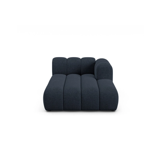 Chaise Longue Right, "Lupine", 2 Seats, 117x177x70, Navy Blue