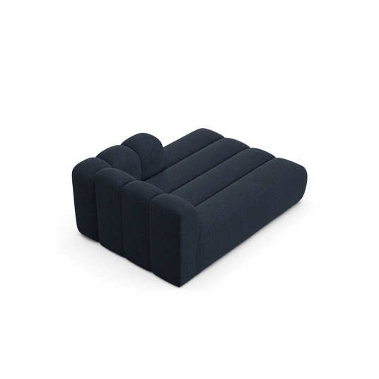 Chaise Longue Right, "Lupine", 2 Seats, 117x177x70, Navy Blue