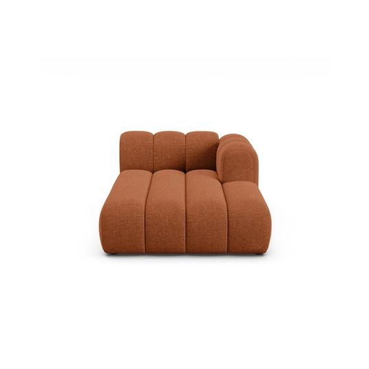 Chaise Longue Right, "Lupine", 2 Seats, 117x177x70, Brick