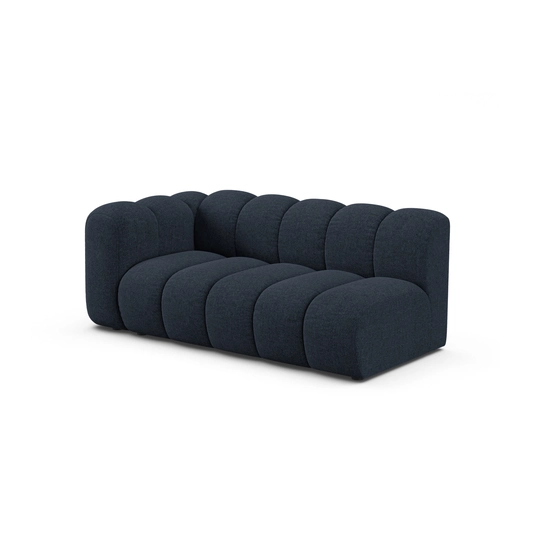 Left Modular Sofa, "Lupine", 3 Seats, 175x95x70, Navy Blue