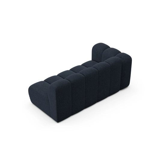 Left Modular Sofa, "Lupine", 3 Seats, 175x95x70, Navy Blue