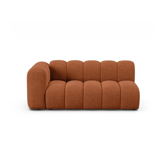 Left Modular Sofa, "Lupine", 3 Seats, 175x95x70, Brick