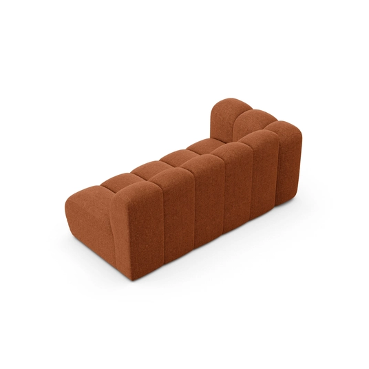 Left Modular Sofa, "Lupine", 3 Seats, 175x95x70, Brick