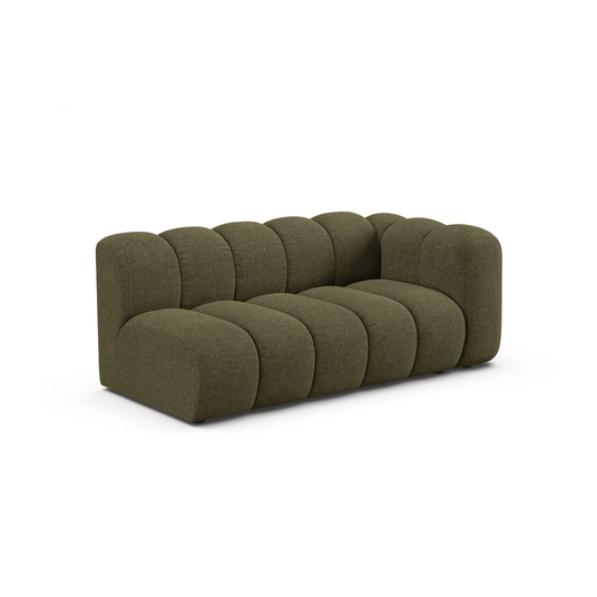 Right Modular Sofa, "Lupine", 3 Seats, 175x95x70, Green