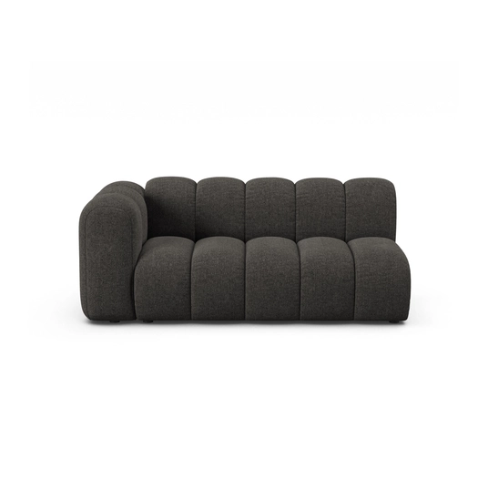 Left Modular Sofa, "Lupine", 3 Seats, 175x95x70, Dark Grey