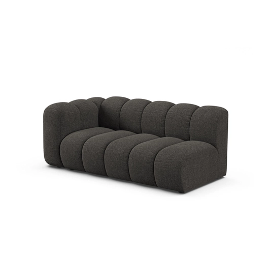Left Modular Sofa, "Lupine", 3 Seats, 175x95x70, Dark Grey