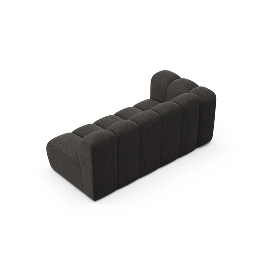 Left Modular Sofa, "Lupine", 3 Seats, 175x95x70, Dark Grey