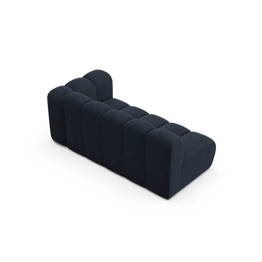 Right Modular Sofa, "Lupine", 3 Seats, 175x95x70, Navy Blue
