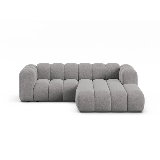 Modular Right Corner Sofa, "Lupine", 3 Seats, 230x177x70, Light Grey
